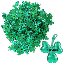 Elegant Lucky Clover Shaped Glitter Confetti St Patricks Day Decorations Safety Materials Durable And Reusable Festive Table Scatters For Weddings