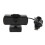 Webcam Plug and Play pour visioconférence avec rotation à 360 degrés, résolution 1440p, objectif grand angle, double microphone, cache de 1