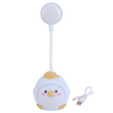 Portable Kids LED Desk Lamp USB Rechargeable Foldable Flexible Neck Table Light With Multiple Functions Cute Cartoon Design Small And Portable Easy