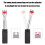 9pcs Multipurpose Swivels Head Socket Adapters Kits Spring Loaded Detent Socket Extension Rod Mechanics Tool Set 6