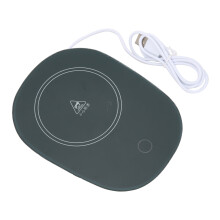 Ceramic Seamless Fit Coffee Cup Heater Mat With Low Temperature Energy Retention, Gravity Induction Thermostatic Beverage Warmer Compatible Various