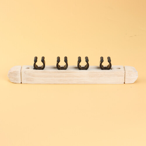 4 Pool Cue Rack, Billiard Stick Holder Wall Mount, Pool Table Rods Clip,Billiard Accessories 1
