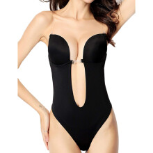 Bequeme Passform, nahtloses Design, unsichtbar unter der Kleidung, verstellbare Schulterträger, rückenfreie Shapewear, dehnbares Material, Haken-