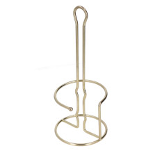 One Handed Tear Paper Towel Holder, Stylish And Elegant Gold Dispenser for Standard Size Rolls (Gold)