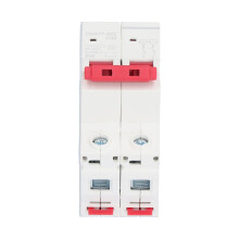 Disyuntor miniatura de CC fotovoltaico, ignífugo, de alto rendimiento, carcasa resistente al fuego, alta capacidad de ruptura, respuesta rápida,