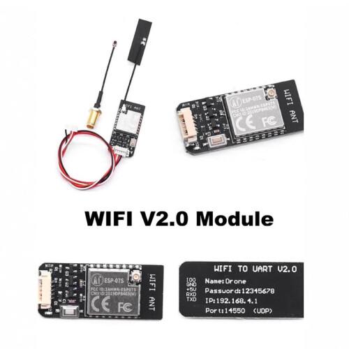 Wireless Wifi V2.0 Radio Telemetry Module with Antenna for MAVLink2 for Pixhawk Flight Controller FPV Smartphone 1