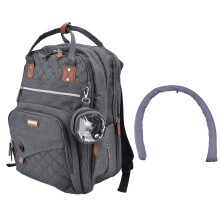 Versatile Waterproof Diaper Backpack with Insulated Compartments All-in-One Design Ergonomic Fit Stroller Compatible and Multi-functional Changing