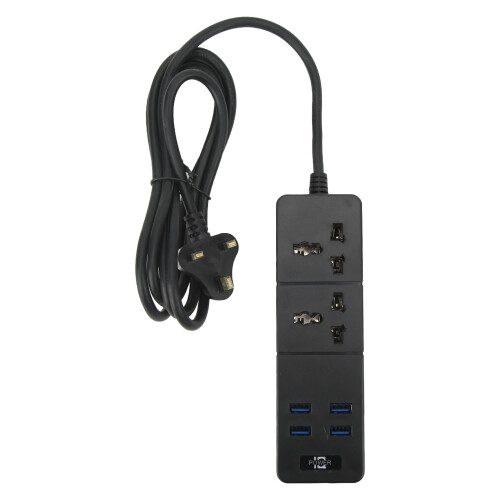 Πολύπριζο πολλαπλών βυσμάτων με εξόδους USB, συμβατότητα με πρίζες γενικής χρήσης,