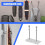 Skateboard Hanger 2PCS Wall Mount Deck Rack for Skateboards Deck Display and Storage 2