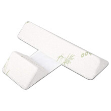 Adjustable Filling Body Pillow, Memory Foam Support Pillow with Cooling Technology Hypoallergenic Cover Machine Washable Leg Elevator Pillow