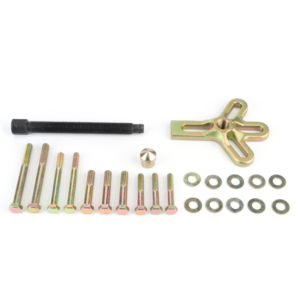 Steering Wheel Puller Set Crankshaft Pulley Removal Tool With Floating Swivel Heat Treated Alloy Body For Gear And Harmonic Balancer Disassembly 9557311473968
