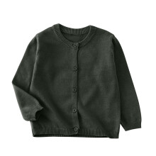 Toddler Girls Boys Sweater Cardigan Long Sleeve Button Down Solid Knit Cardigan School Uniforms Olive Green 9-10 Years