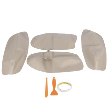 Autocolant decorativ pentru ușă auto, husă din piele ecologică, husă pentru cotiera, protecție interioară din microfibră durabilă, ușor de