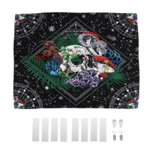 Butterfly Tapestry Aesthetic Wall Hanging Vintage Gothic Floral Wall Tapestries for Bedroom Dorm Decor Easy to Hang Made of Skin Friendly Polyester
