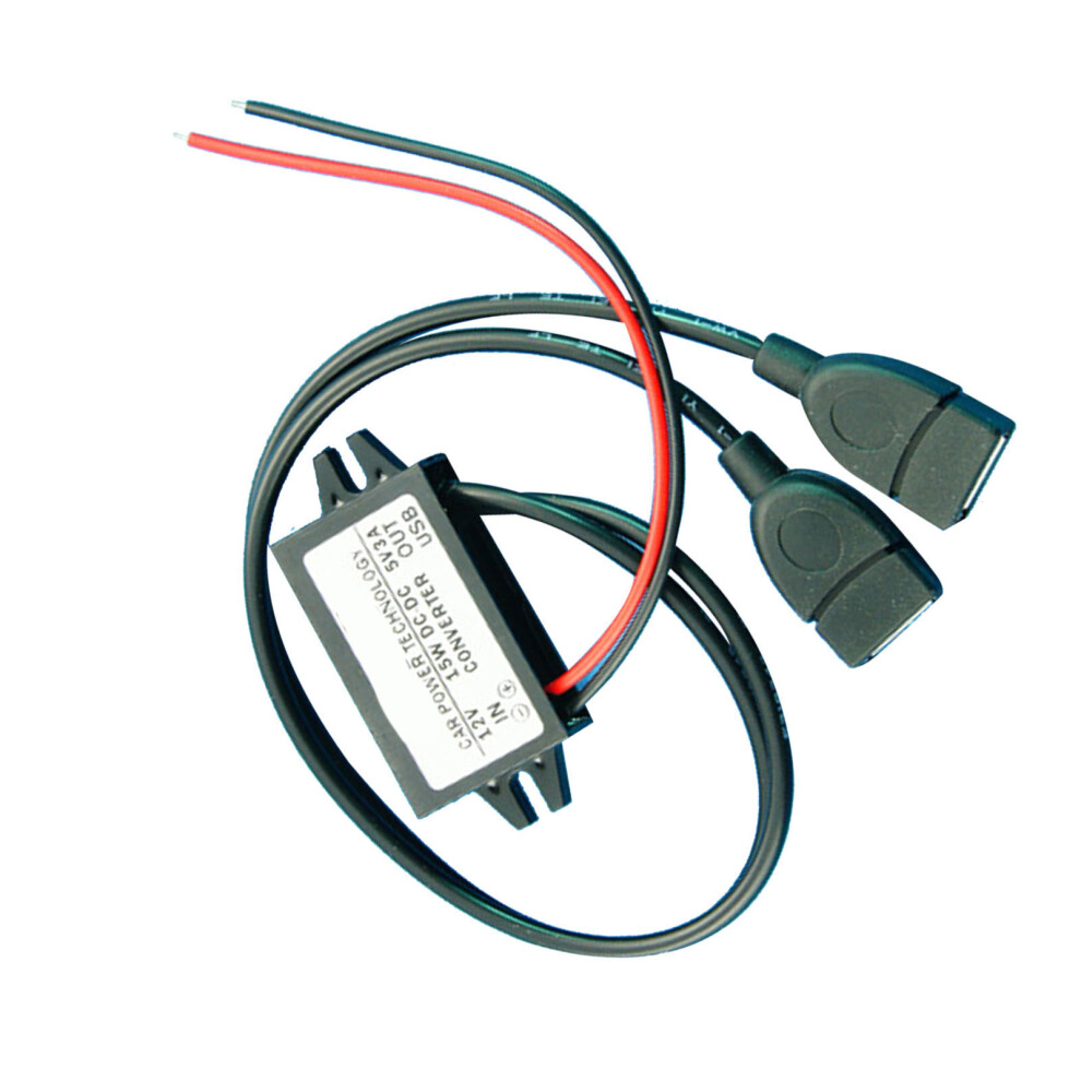 Dc 12V To 5V Buck Converter Module 3A Dual Usb Power Adapter 6921368815614