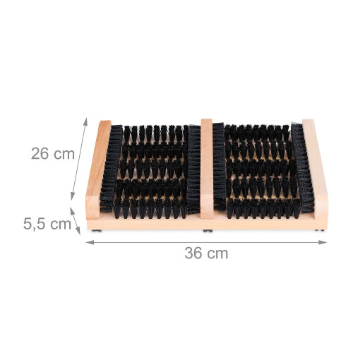 Shoe Scraper with Brushes and Anti-Slip Base 2
