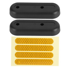 Coprimozzo ruota per monopattino con protezioni e adesivi riflettenti, accessorio di ricambio per copertura elettrica, copertura decorativa,