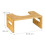 Bamboo Toilet Stool - Supports Healthy Bowel Movements 3