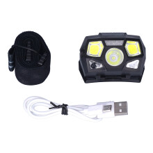 Long Distance Headlamp Super Bright Rechargeable USB Waterproof Sensor Headlight Adjustable Head Strap Durable Outdoor Adventure Night Fishing Sports