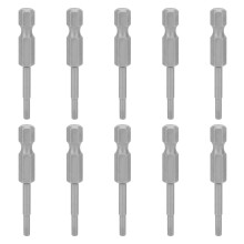 Quick Change Chuck Secure Screw Installation Wear Resistant Pentagon Head Screwdriver Bits Precision Machined Drill Bit S2Steel Power Tool Magnetic