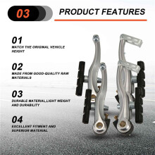 2Pair V Brake Universal Bicycle V Brake Mountain Bike V Brakes Clamp Set with Brake Pads
