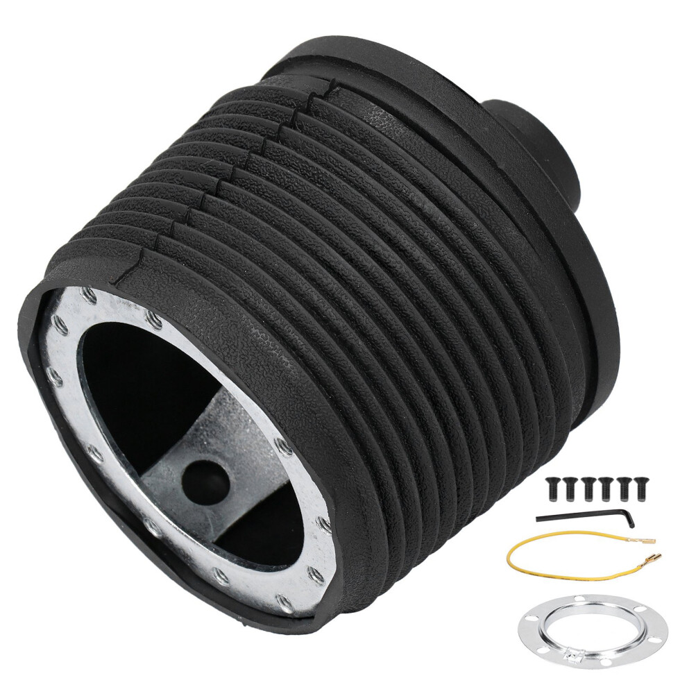 Quick Release Steering Wheel Adapter Mount, High Accuracy Ball Bearing Compatible Short Hub Aluminum Steering Wheel Riser For Racing Enthusiasts 9049227826193