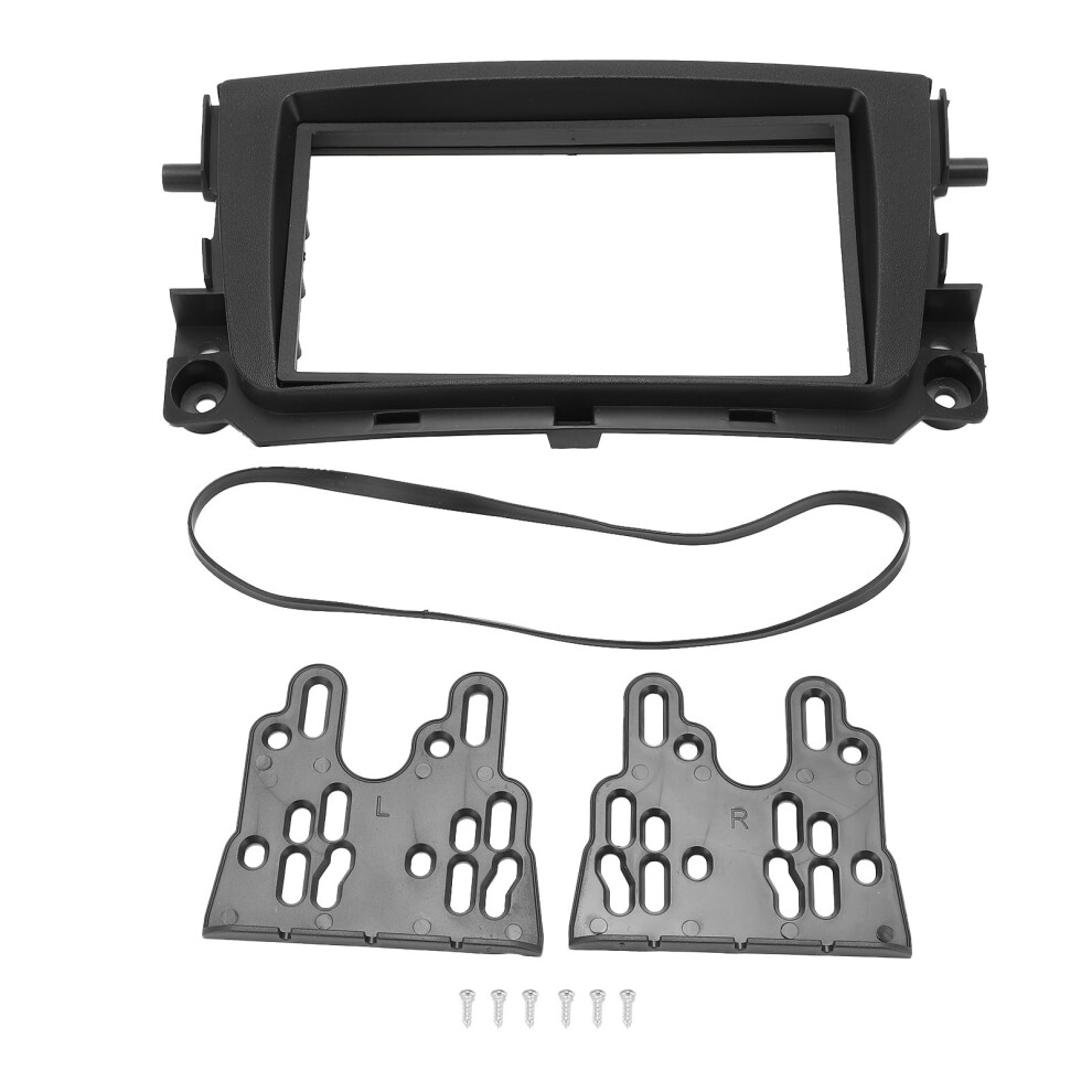 Double Din Dash Kit For Mercedes Benz Vehicles Accommodates Iso Double Din Mount Car Stereo Dash Kit Gapless Fit Easy To Install High Quality Abs 9049227829255