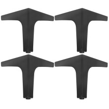 Iron Furniture Legs Set Of4Heavy Duty Sofa Cabinet Chair Legs Modern Design Wear Resistant Easy Fix Floor Protection Anti Noise Replacement Feet