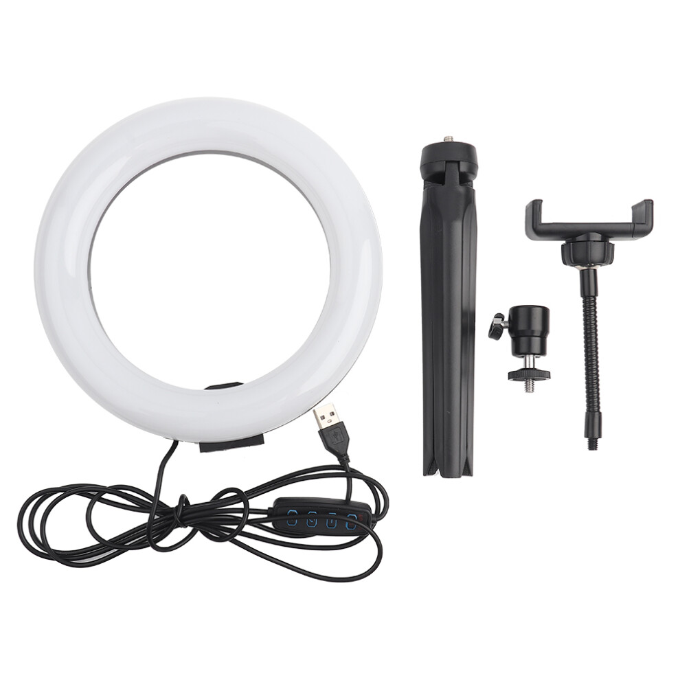 Brightness Adjustable Ring With Stand, Pro Photography Ing Effect Led Fill For Home Streaming, 3Color Ing Modes Usb Powered Light 9557311473661