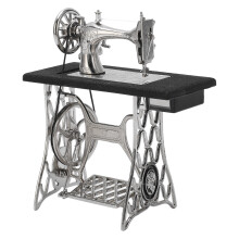 Dollhouse Decoration Accessories Miniature Sewing Machine Dollhouse Miniature Furniture Fine Craftsmanship Pretend Play Toy Vintage Sewing Machine