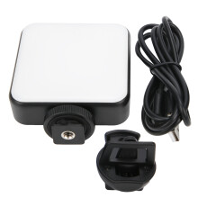 Natuurlijk en zacht wit licht, oplaadbare LED-video-invullamp met dimfunctie, verlichtingsset voor videoconferenties, LED-invullamp voor selfies
