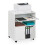 Mobile Office Stand with Keyboard Drawer, White 7
