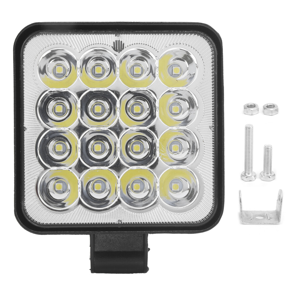 Heat Dissipation Led Work S For Off Road Vehicles, Rustproof Led Flood Beam Bar With Adjustable Bracket And Waterproof Performance For Light 9049227830435