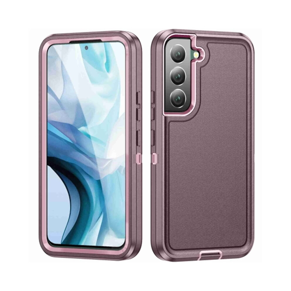Shockproof Rugged 3-Layer Case For Samsung Galaxy S22+ Plus 5G (6.6"), Dust/Drop Proof, Â Compatible With Galaxy S22 Plus (5G) Purple 9558633029390