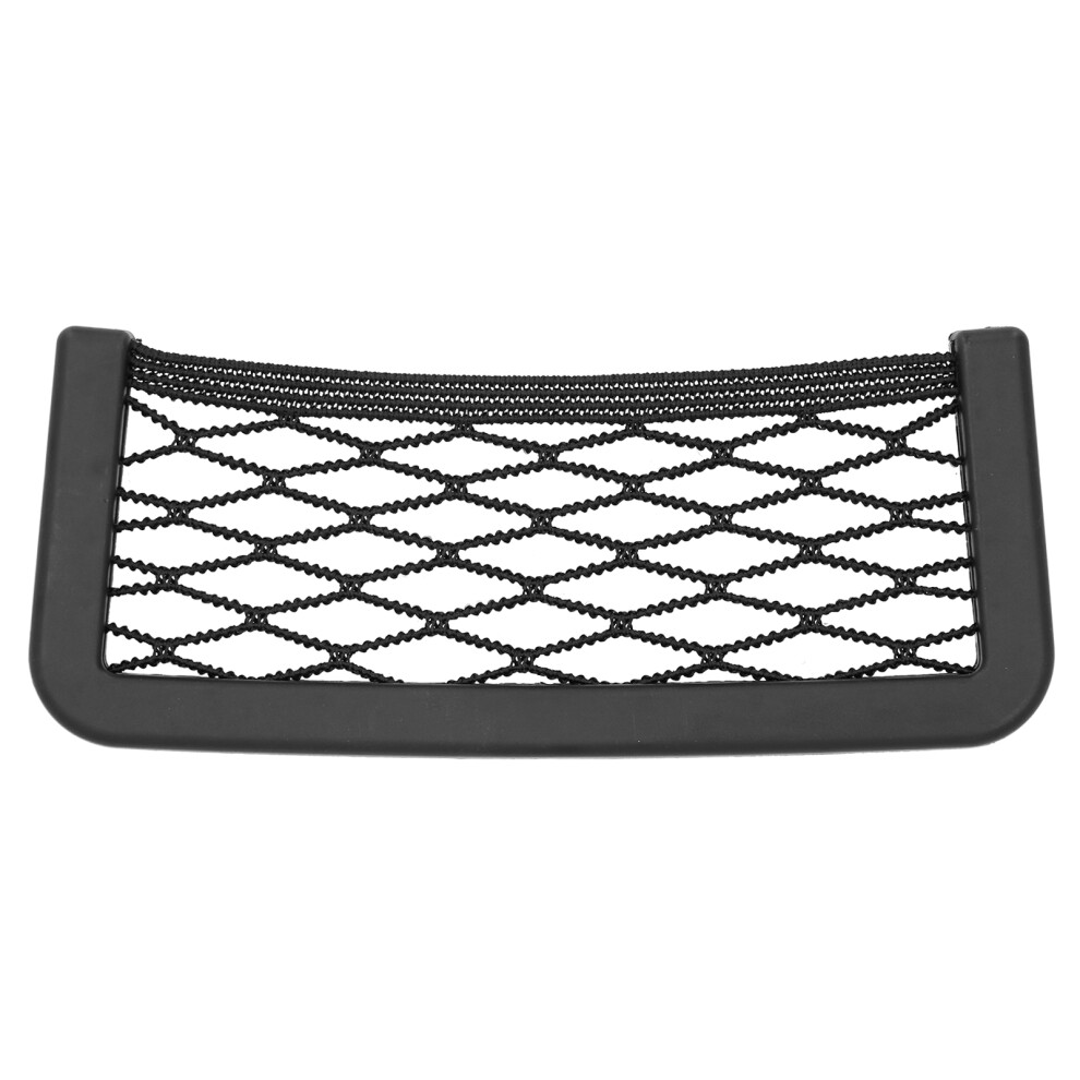 Elastic Mesh Storage Stretchable Mesh Bag Car Seat Side Back Net Bag Durable Nylon Material Phone Holder Organizer Pocket Strong Flexibility Saving 9557311477904