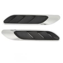 C-Class W206 2022+ Mudguard Vent Trim Left Right Pair for Mercedes Benz Silver
