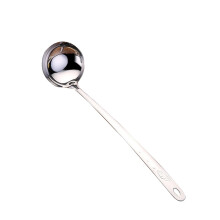 Super Sturdy Ergonomic Soup Stainless With Long Handles. Best Kitchen Accessories For Stirring Portioning And Serving Soups And Stew