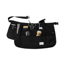 Multi-Pocket Work Apron – Storage Belly Bag Kit, Short Apron for Hair Styling, Beauty, Gardening, Woodworking, Hands-Free Tool & Accessory Organizer