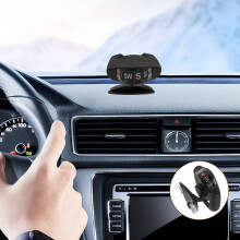 Portable Black Car Compass with Inclinometer for Accurate Direction on Cars Motorcycles Boats