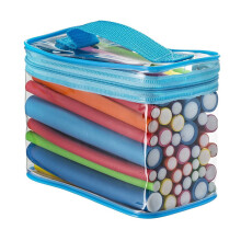 TIFOR 42 Pack Twist-flex Rods 7 Sizes Flexible Curl Sponge Flexi Hair Roller Set Hair Foam Curler Hot Roller Set(Random Color)