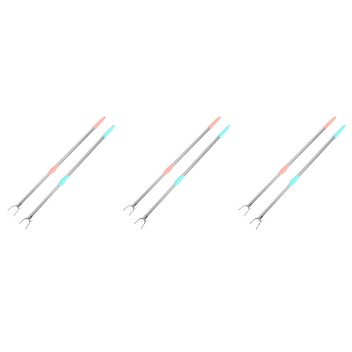 6Pcs Telescoping Clothes Poles Adjustable Rods for Home Use 1
