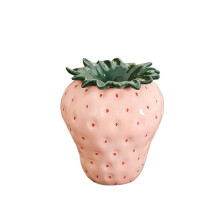 Ceramic Strawberry Ashtray, a Cigarette Decoration and Organizer for Home, Living Room and Office.
