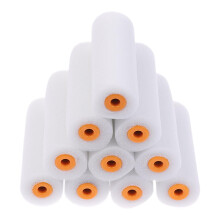 10 Pieces Foam Rollers Mini Paint Brushes Painting Supplies for Precision Edge Work on Trim and Corners