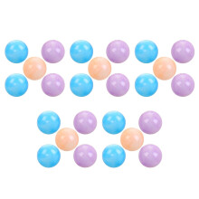 25pcs Plastic Air Filled Pit Ball Bouncy Rubber Balls for Toddlers and Kids Playing