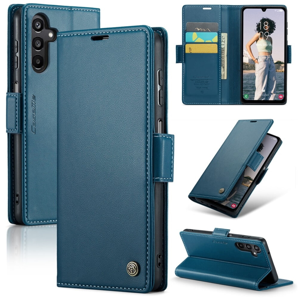 Caseme Leather Wallet Case For Compatible With Samsung Galaxy A15 Â Rfid Blocking, Magnetic Clasp, Kickstand, Card Holder 9485826616085