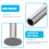 4 Pairs Stainless Steel Kitchen Knife Handle Rivets 4