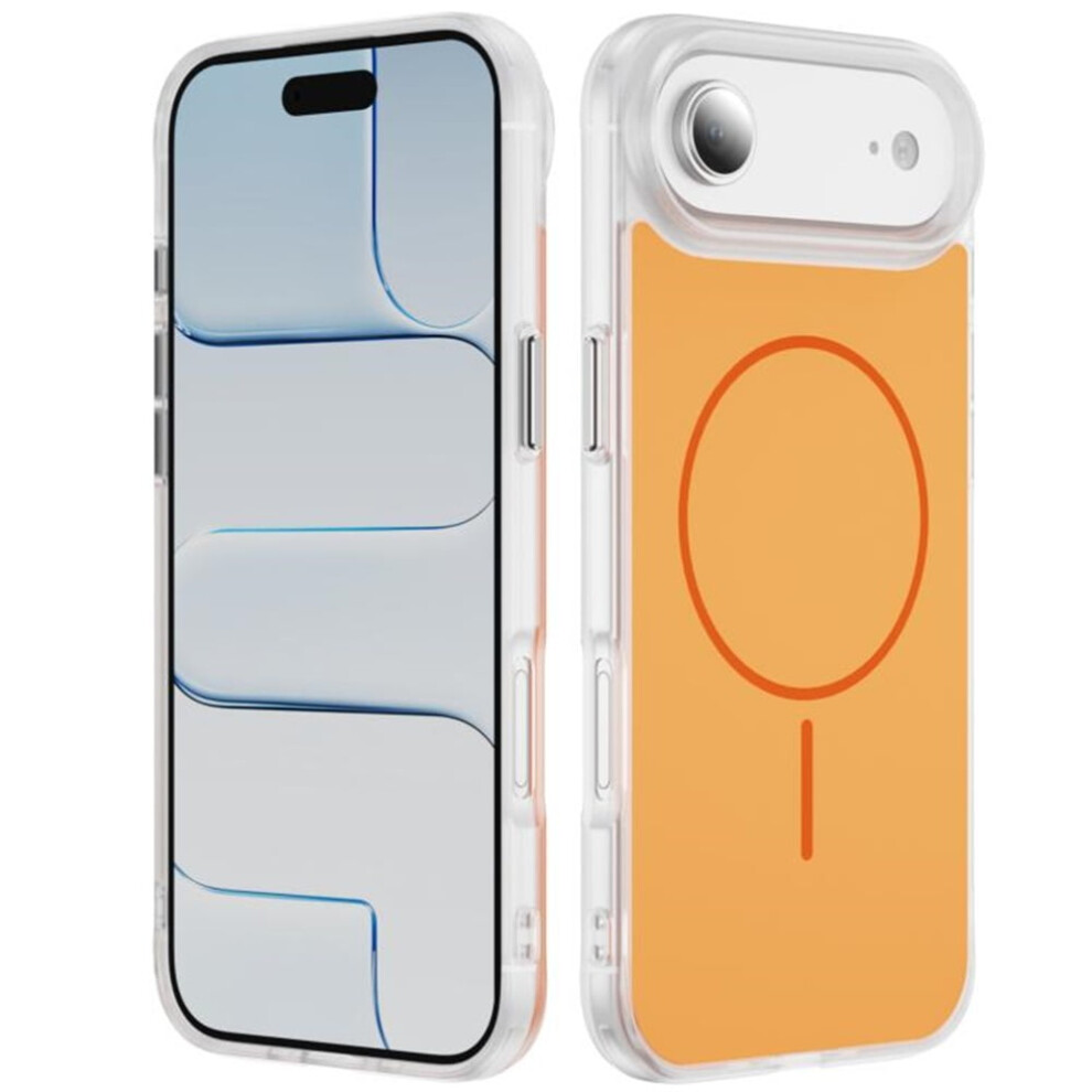Slim Translucent Shockproof Anti-Fingerprint Iphone Air Case Â Compatible With Magsafe Orange 9558633027402