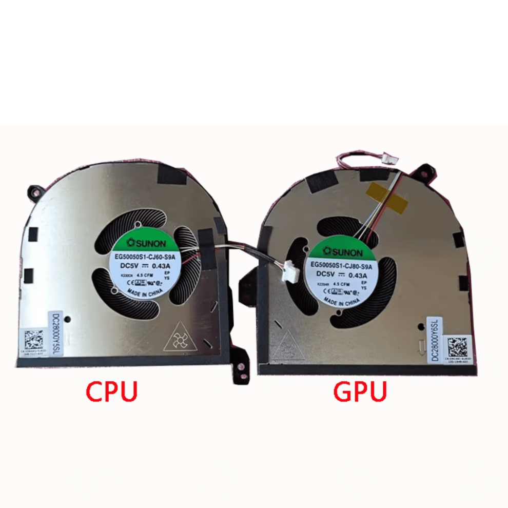 Laptop Cpu Gpu Cooling Fan For Xps 15 9500 9510 9520 Precision 5550 5560 5570 9485826615668