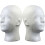 Male Head Model Foam Wig Hat Stand 2 Pack 1