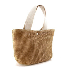 Damen-Handtasche aus Weide, Strandtasche, Strohkorb, Sommertasche aus Rattan, Dekoration